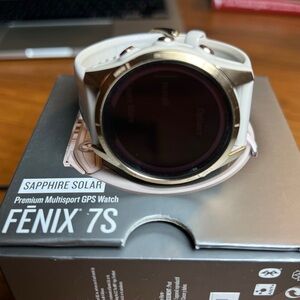Garmin Fenix 7S Sapphire Solar Multisport GPS Watch